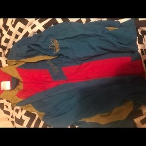 Vibrating Adidas windbreaker
